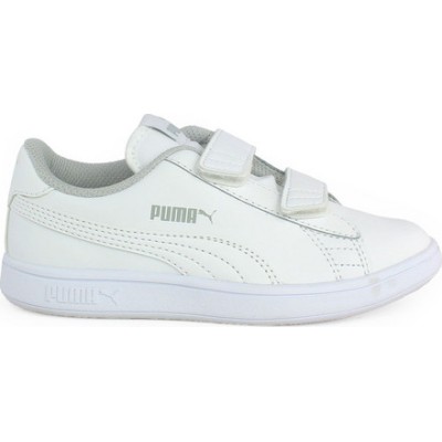 Puma Smash V2 L V Παιδικό Άσπρο  Puma Smash V2 L V Παιδικό Άσπρο