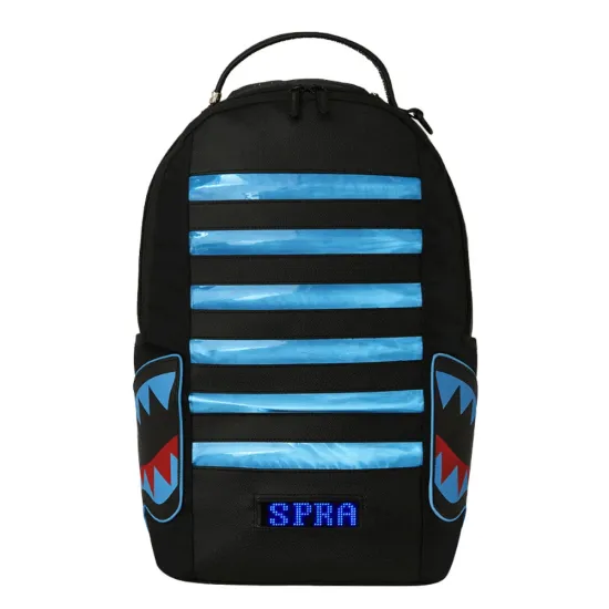 SPRAYGROUND LED STRIPE SHARKS DLXSV BACKPACK SPRAYGROUND LED STRIPE SHARKS DLXSV BACKPACK