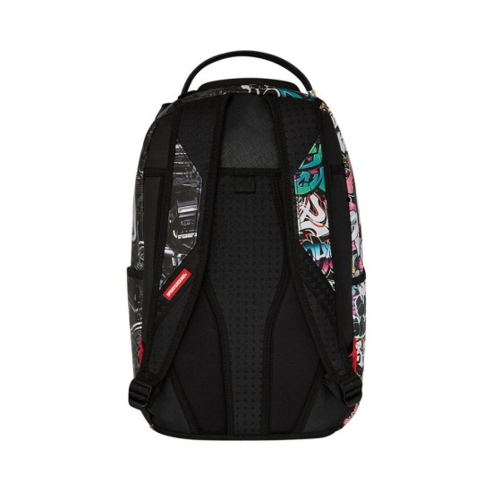 Sprayground Split Cybershark Backpack Μαύρο Sprayground Split Cybershark Backpack Μαύρο
