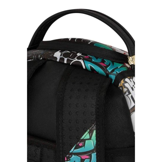 Sprayground Split Cybershark Backpack Μαύρο Sprayground Split Cybershark Backpack Μαύρο