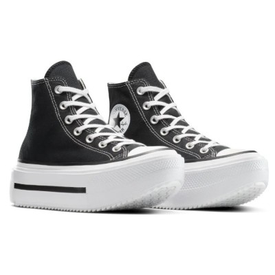 Converse Chuck Taylor All Star Lift Double Stack Μαύρo