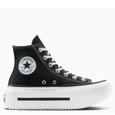 Converse Chuck Taylor All Star Lift Double Stack Μαύρo