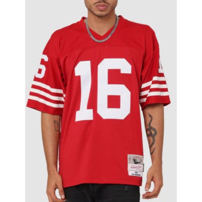 Mitchell & Ness Αθλητική Μπλούζα Κοντομάνικη Κόκκινο