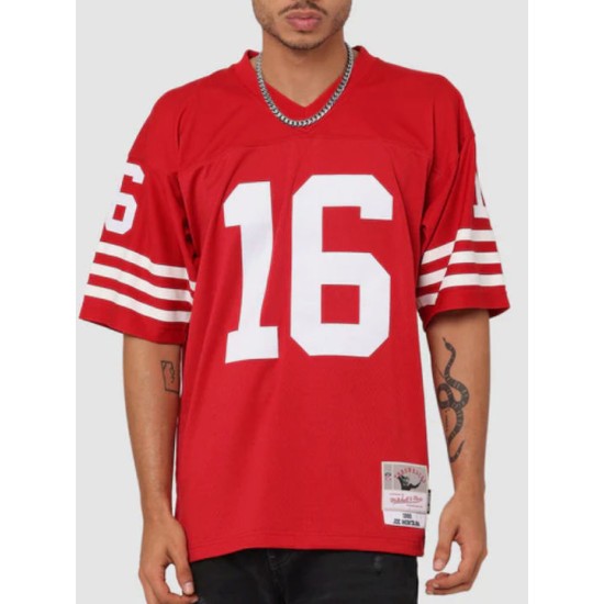 Mitchell & Ness Αθλητική Μπλούζα Κοντομάνικη Κόκκινο
