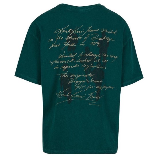 Karl Kani Signature Washed T-shirt Green Karl Kani Signature Washed T-shirt Green