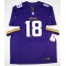 Justin Jefferson Minnesota Vikings Nike Team Vapor F.U.S.E. Elite Jersey - Purple