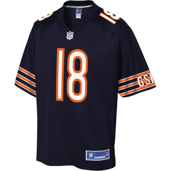Nike NFL Chicago Bears Caleb Williams 18 Home Game Jersey Μπλε