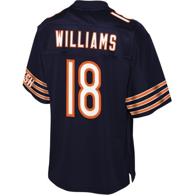 Nike NFL Chicago Bears Caleb Williams 18 Home Game Jersey Μπλε