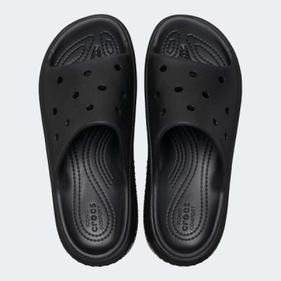 CROCS Stomp Slide Γυναικεία Σανδάλια Μαύρα