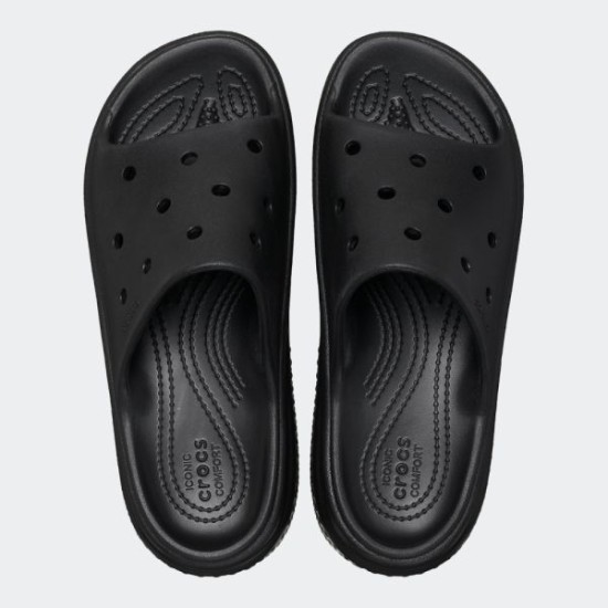 CROCS Stomp Slide Γυναικεία Σανδάλια Μαύρα
