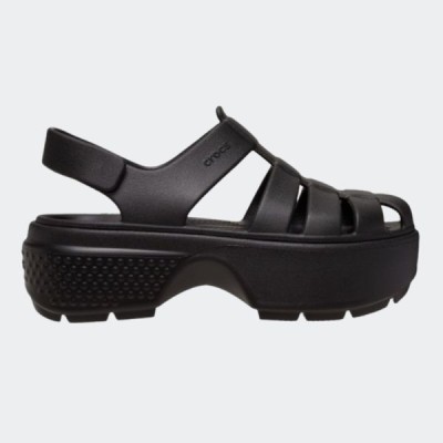 CROCS Stomp Fisherman Sandal Black