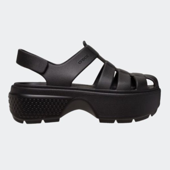 CROCS Stomp Fisherman Sandal Black