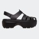 CROCS Stomp Fisherman Sandal Black