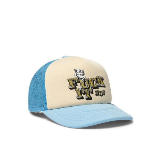 Huf Divine Trucker Hat Καπέλο Light Blue Huf Divine Trucker Hat Καπέλο Light Blue