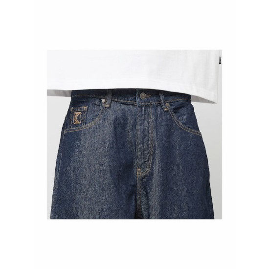 Karl Kani OG Rinsed Relaxed Baggy Workwear Shorts Blue