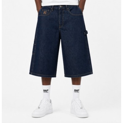 Karl Kani OG Rinsed Relaxed Baggy Workwear Shorts Blue