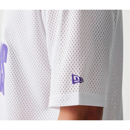  NEW ERA NBA GRPHC MESH TEE LOSLAK WHI