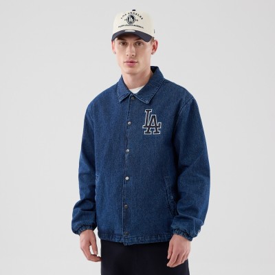 NEW ERA MLB COACHES LA DODGERS DENIM JACKET