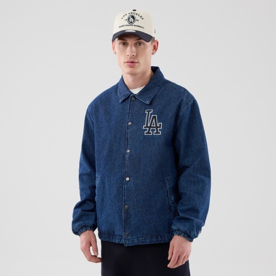 NEW ERA MLB COACHES LA DODGERS DENIM JACKET