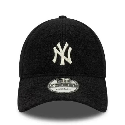 New Era New York Yankees Mlb Winter Borg 9forty Adjustable Cap Unisex Καπέλο Polyester Black