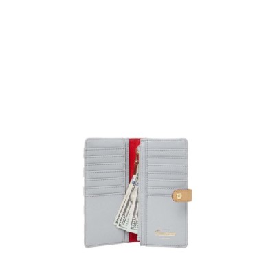 Sprayground Πορτοφόλι Embossed Check Cream Fold Wallet