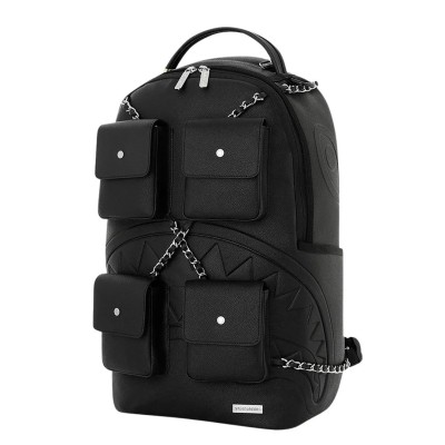 Sprayground Hanging Pockets Shark Backpack Μαύρο