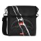 Center Rip Revealing Gray Check Messenger Sling