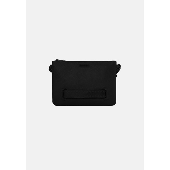 SPRAYGROUND SHARK MONOGRAM black pouch