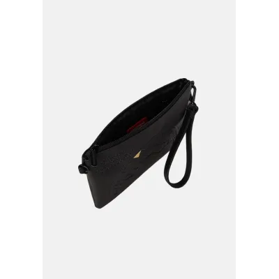 SPRAYGROUND SHARK MONOGRAM black pouch