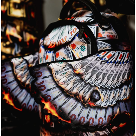SPRAYGROUND SCORCHING MONEY FEATHERS BACKPACK Πολύχρωμο