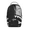 SPRAYGROUND U PAINTED OVER CHECK BACKPACK
