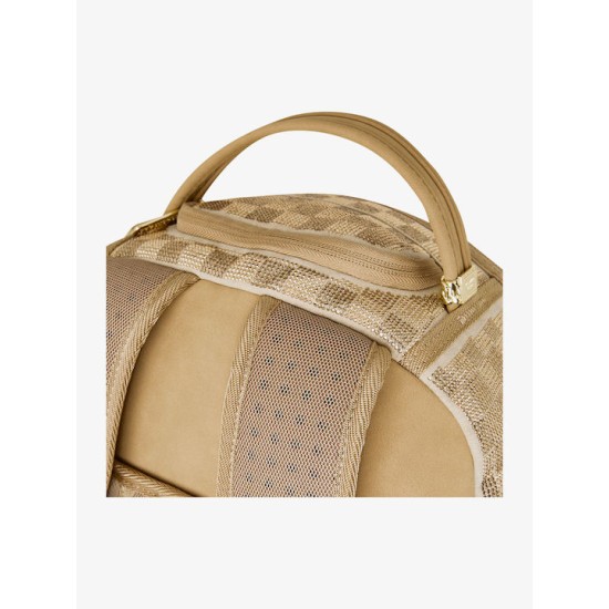 SPRAYGROUND 2 TONE GOLD TRINITY BACKPACK