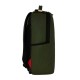 SPRAYGROUND U SHARK CENTRAL EMBOSSED GREEN NYLON BACKPACK