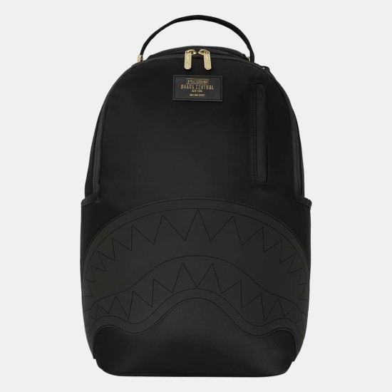 Sprayground Shark Central Gold Lettering Dlx Sprayground Shark Central Gold Lettering Dlx