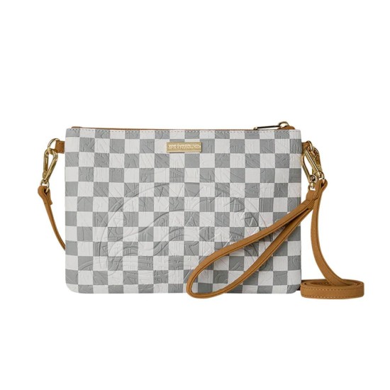 Sprayground Τσαντάκι ώμου 3Am Cream Crossover Clutch