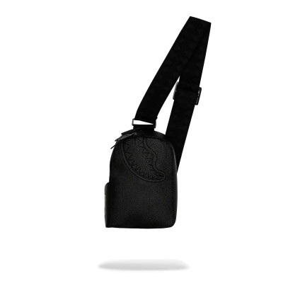 SPRAYGROUND Gold Brick Lux Backpack Sling Μαύρο