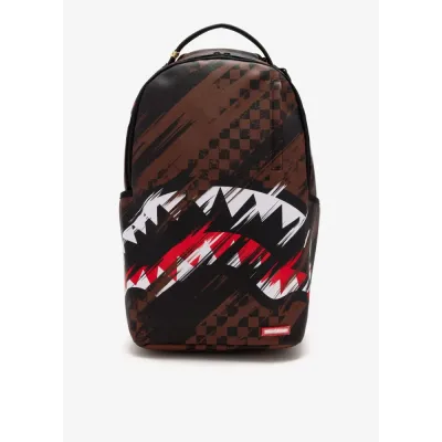 Sprayground Smeared Grunge DLXSV Backpack Καφέ