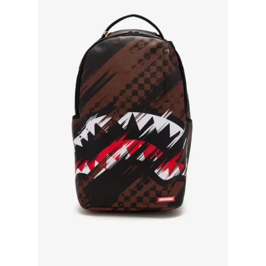 Sprayground Smeared Grunge DLXSV Backpack Καφέ