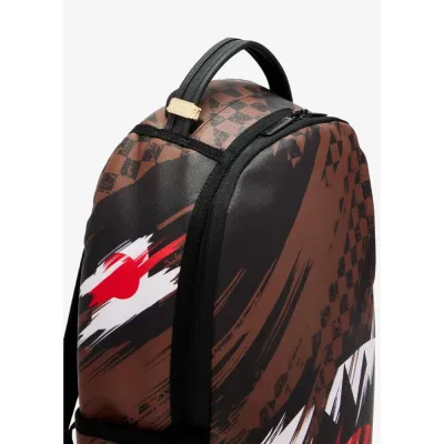Sprayground Smeared Grunge DLXSV Backpack Καφέ