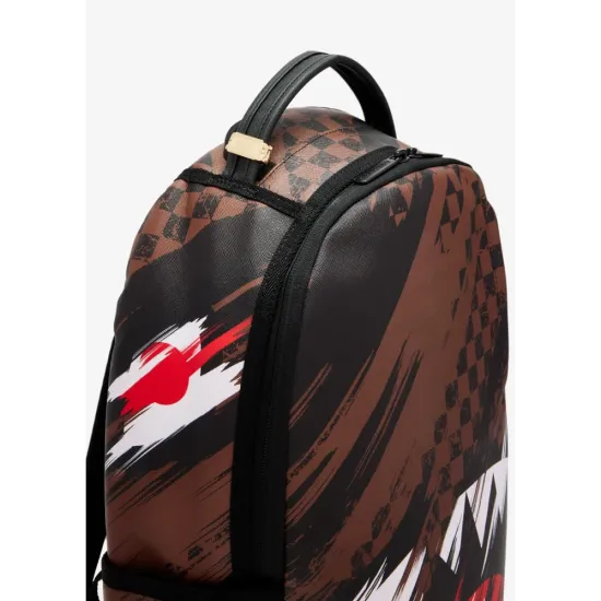 Sprayground Smeared Grunge DLXSV Backpack Καφέ