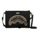 SPRAYGROUND clutch bag that gold drap crossbody Μαύρο