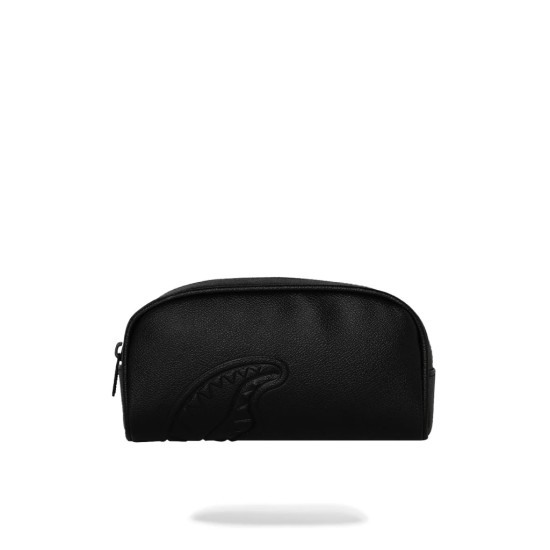 SPRAYGROUND Silver Side Drip Black Check Pencil Pouch Μαύρο