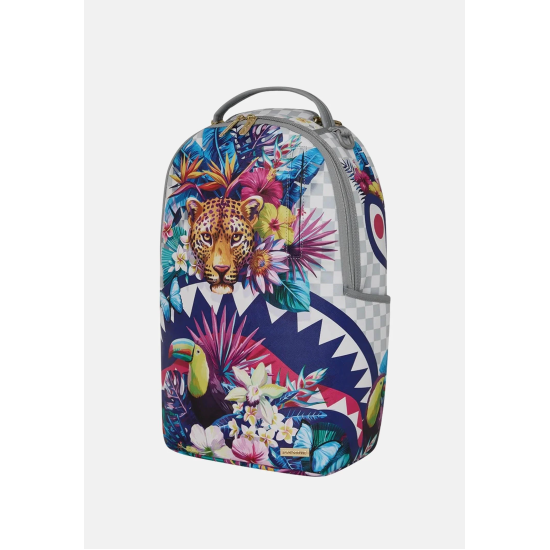 SPRAYGROUND FLOWERING JUNGLE SHARK BACKPACK SPRAYGROUND FLOWERING JUNGLE SHARK BACKPACK
