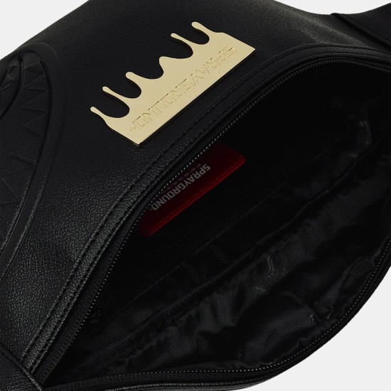 Sprayground Gold Brick Lux Savvy Crossbody