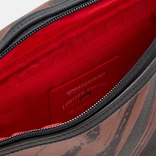 Sprayground Smeared Grunge Savvy Crossbody