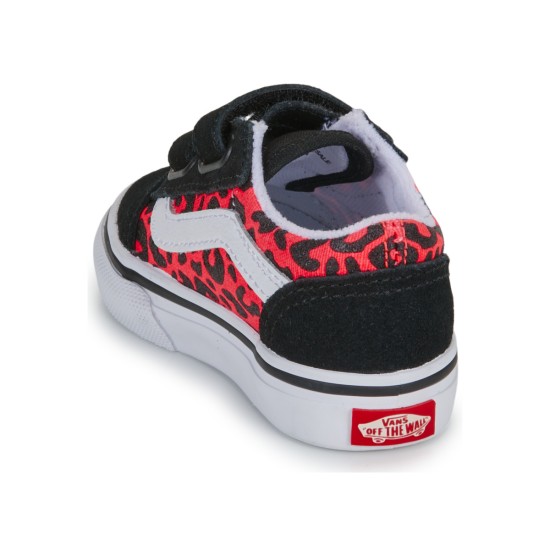 Old Skool V GLITTER LEOPARD Diva Pink