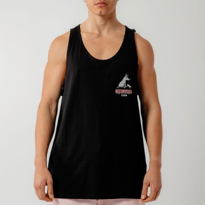 BEE UNUSUAL Break Free Tank Top Mαύρο