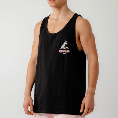 BEE UNUSUAL Break Free Tank Top Mαύρο