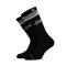 Bee Unusual ”Retro Logo” Combed Black Socks