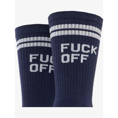 Bee. Unusual. Fck Off Ανδρικές Κάλτσες Blue